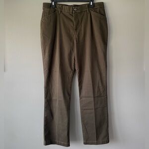 Lee Dark Green Straight Leg Mid Rise Trouser - Women’s 12